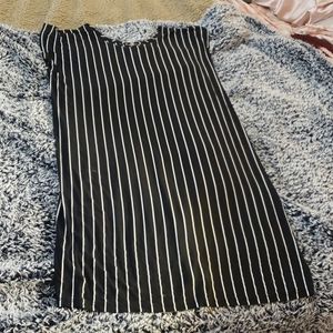 Stripped stretchy dress
